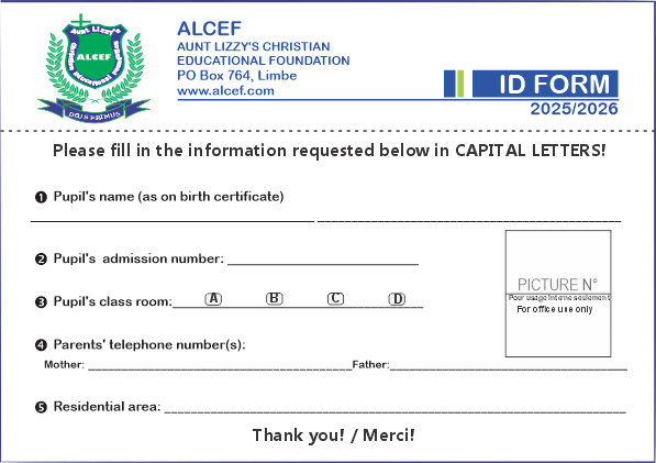 ID Card – Monolingual